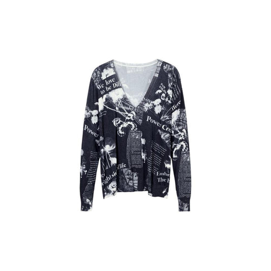 Desigual Black Viscose Tops & T-Shirt Desigual