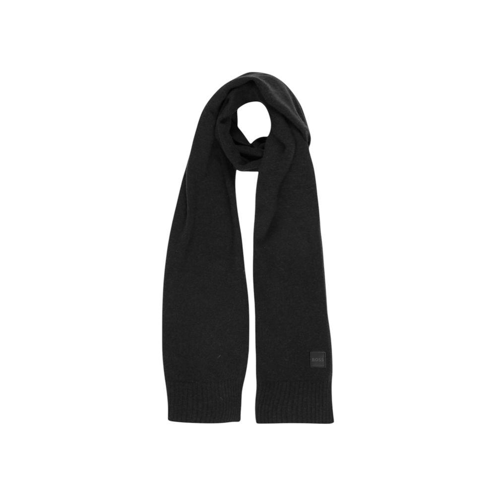 Hugo Boss Black Wool Scarf Hugo Boss Black
