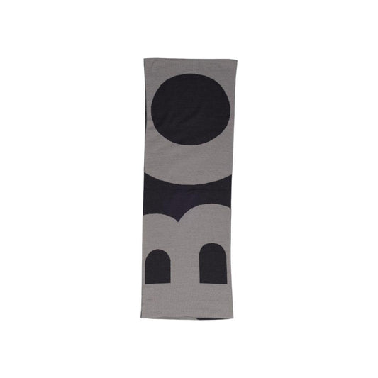 Hugo Boss Black Wool Scarf Hugo Boss