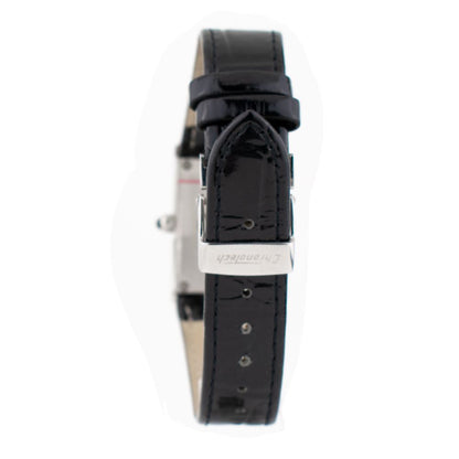 Chronotech Black Leather Dress Watch Chronotech