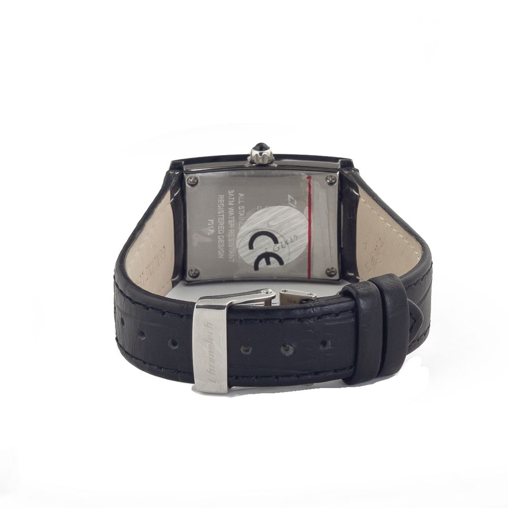 Chronotech Black Leather Dress Watch Chronotech