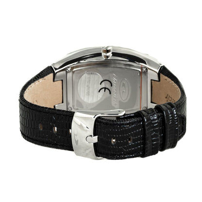 Chronotech Black Leather Dress Watch Chronotech