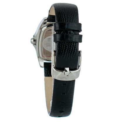 Chronotech Black Leather Dress Watch Chronotech