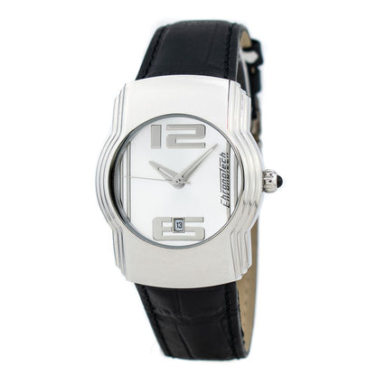 Chronotech Black Leather Dress Watch Chronotech
