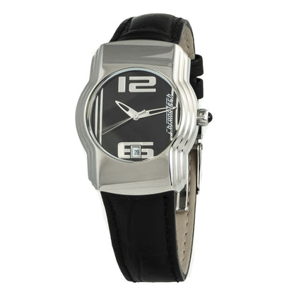 Chronotech Black Leather Dress Watch Chronotech