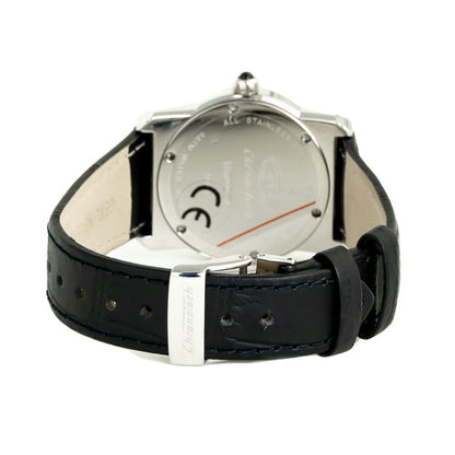 Chronotech Black Leather Dress Watch Chronotech