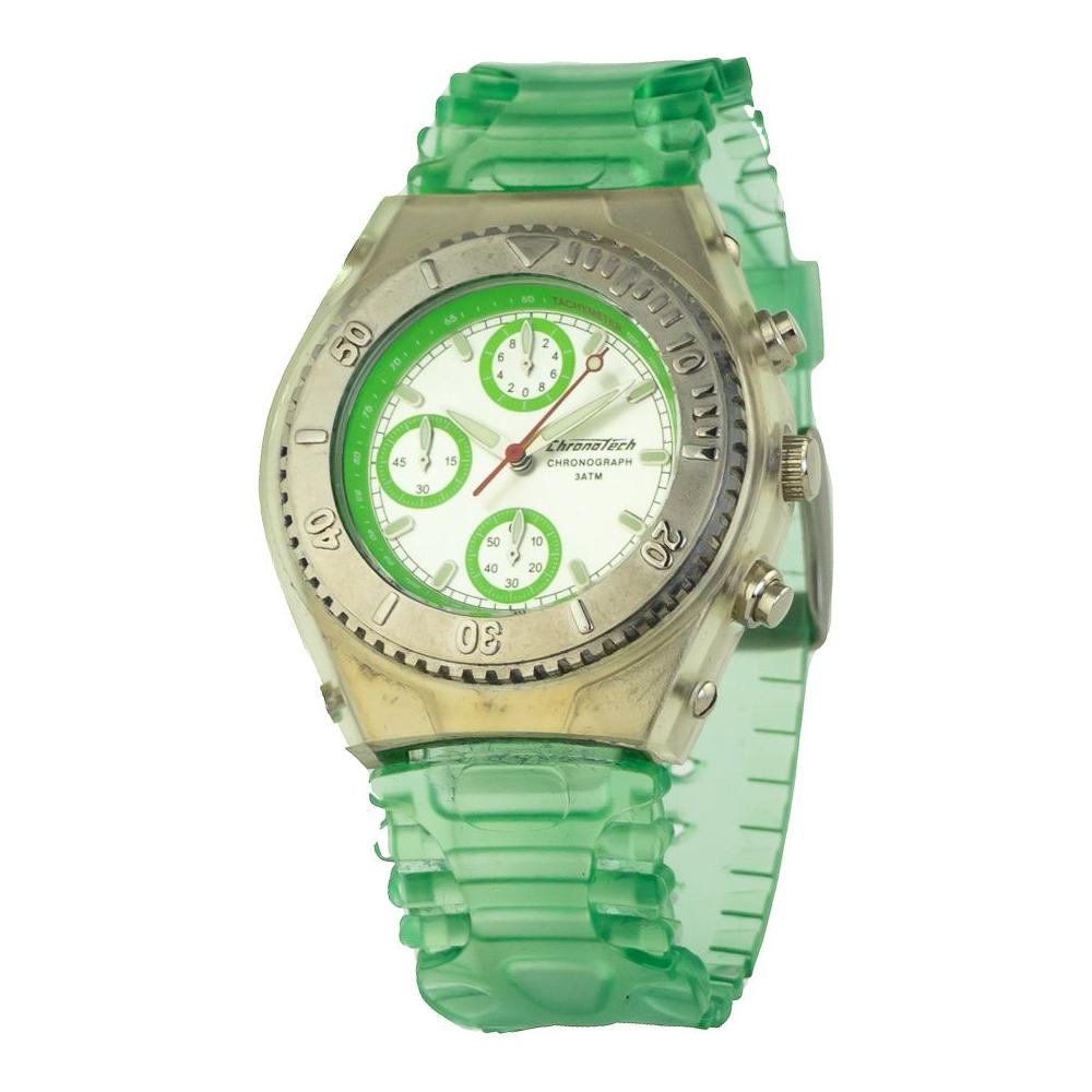 Chronotech Green Rubber Watch Chronotech Dark Sea Green