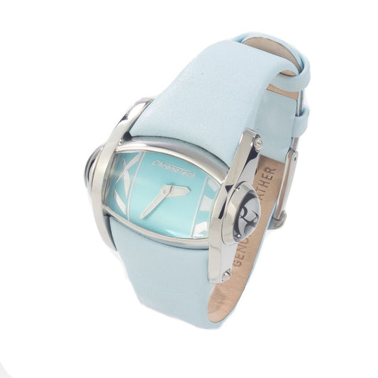 Chronotech Blue Leather Dress Watch Chronotech