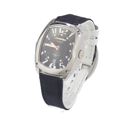 Chronotech Black Leather Dress Watch Chronotech