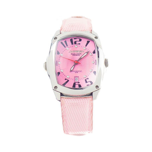 Chronotech Multicolor Leather Watch Chronotech Pink