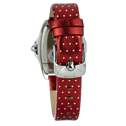 Chronotech Multicolor Leather Dress Watch
