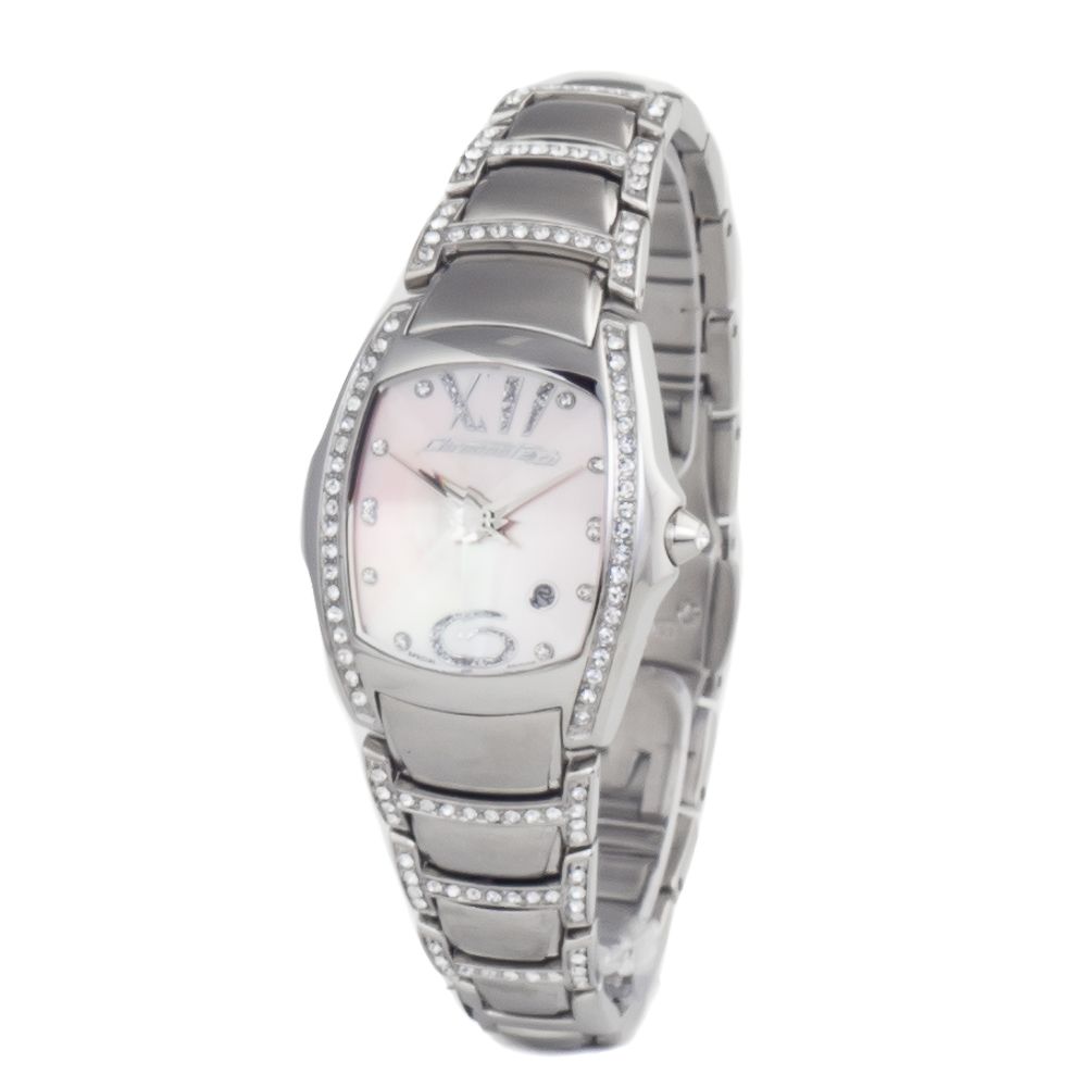Chronotech Silver Stainless Steel Dress Watch