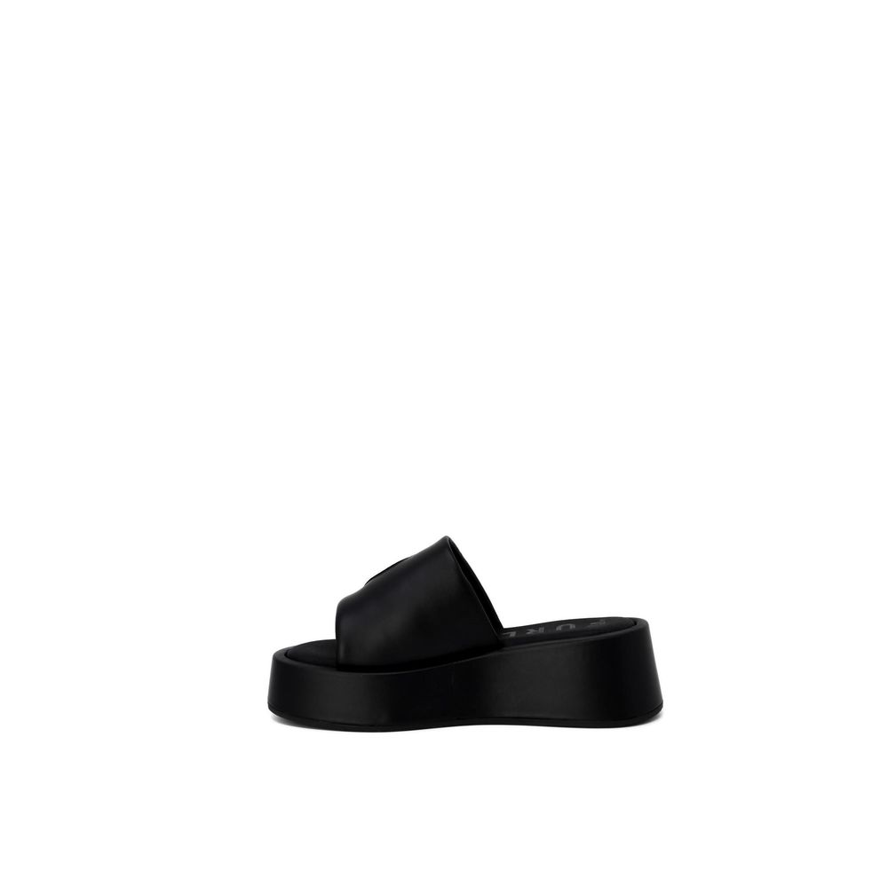 Furla Black Leather Slippers 1728,71956299936,Black,EU39/US9,Furla,New with tags,Sandals - Shoes,Shoes,Slippers - Sandals - Shoes,Women
