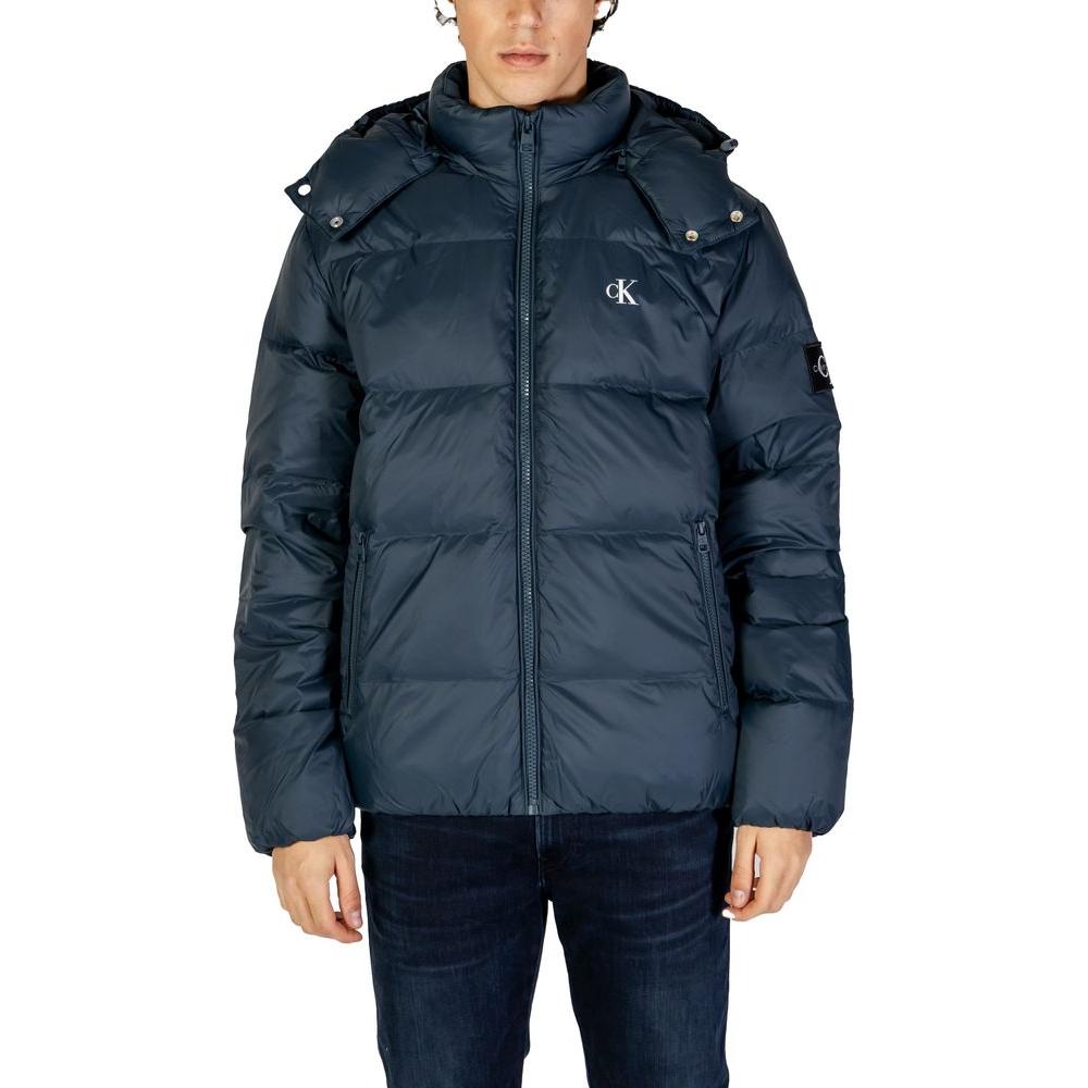 Calvin Klein Jeans Blue Polyamide Jacket Calvin Klein Jeans Dark Slate Gray
