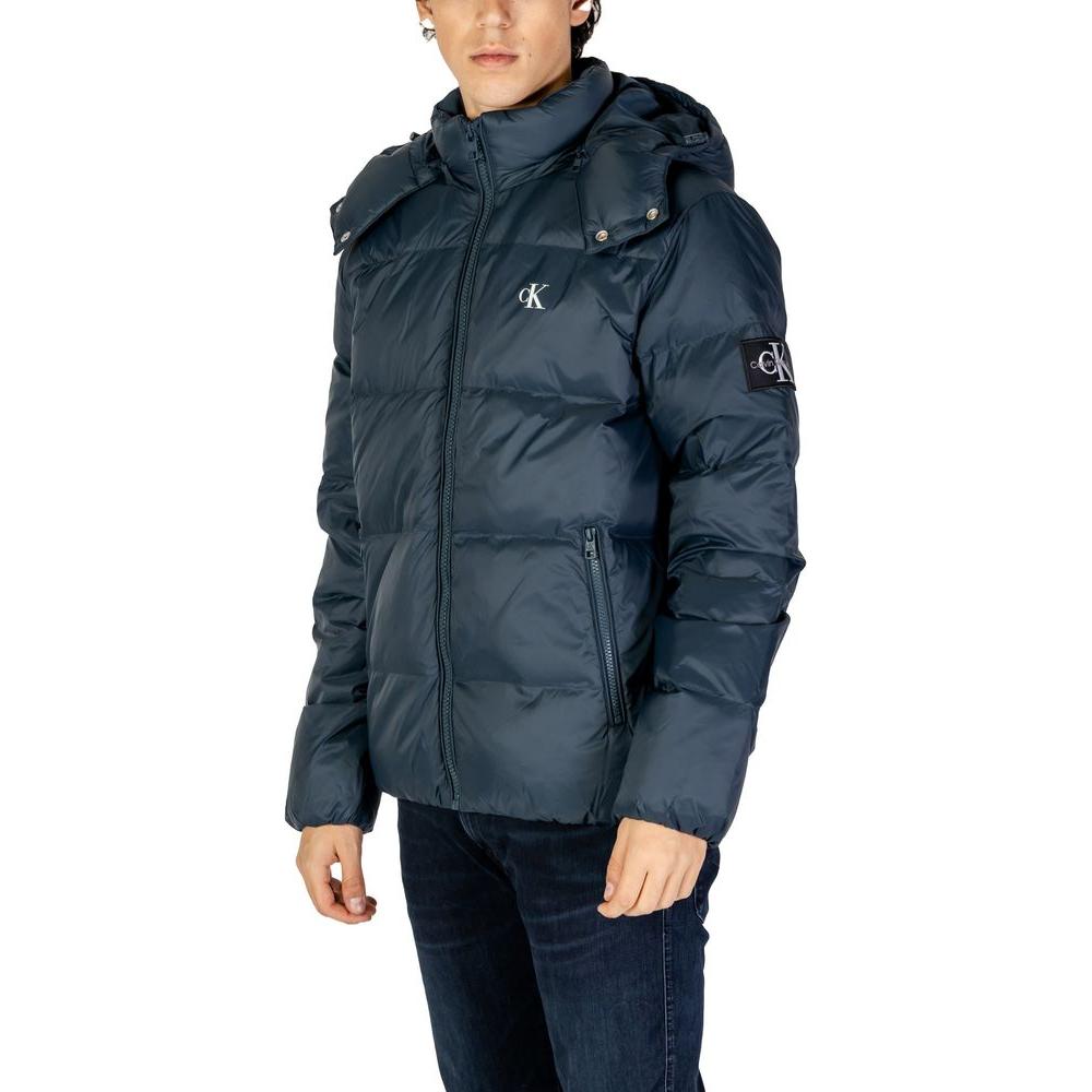 Calvin Klein Jeans Blue Polyamide Jacket Calvin Klein Jeans Dark Slate Gray