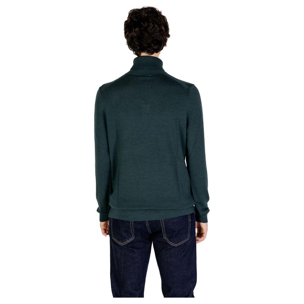 Calvin Klein Green Wool Sweater Calvin Klein Dark Slate Gray