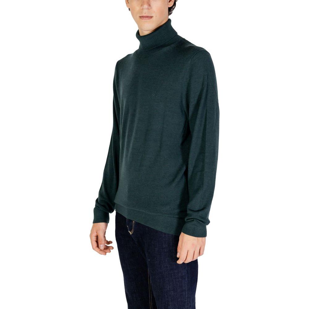 Calvin Klein Green Wool Sweater Calvin Klein Dark Slate Gray