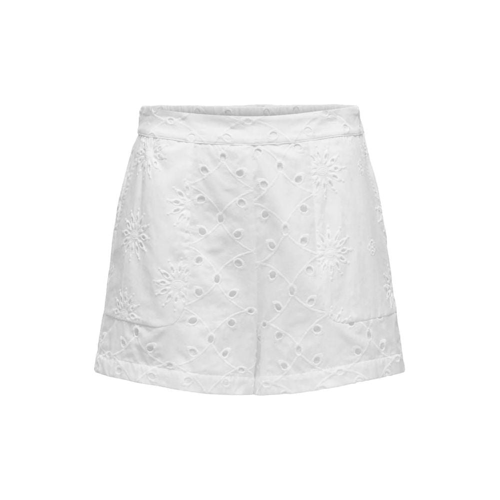 Only White Cotton Short Only Lavender