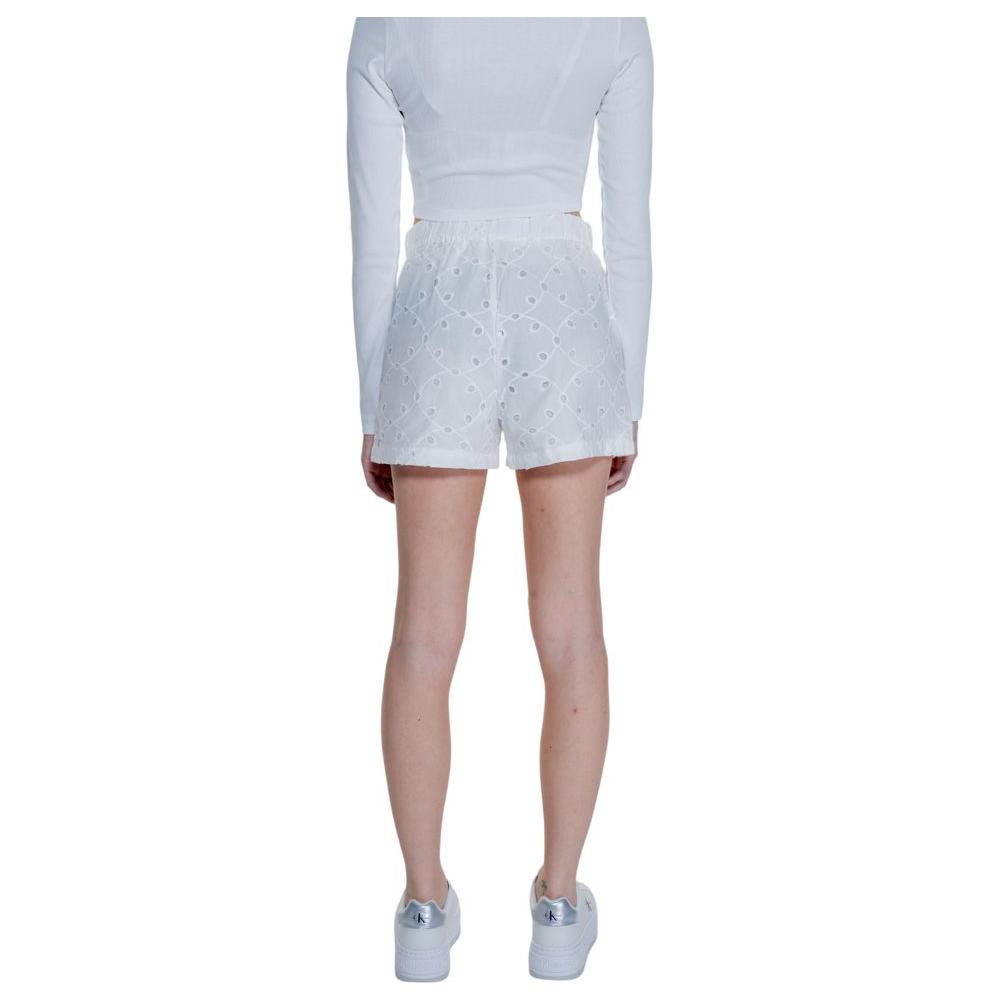 Only White Cotton Short Only Gray