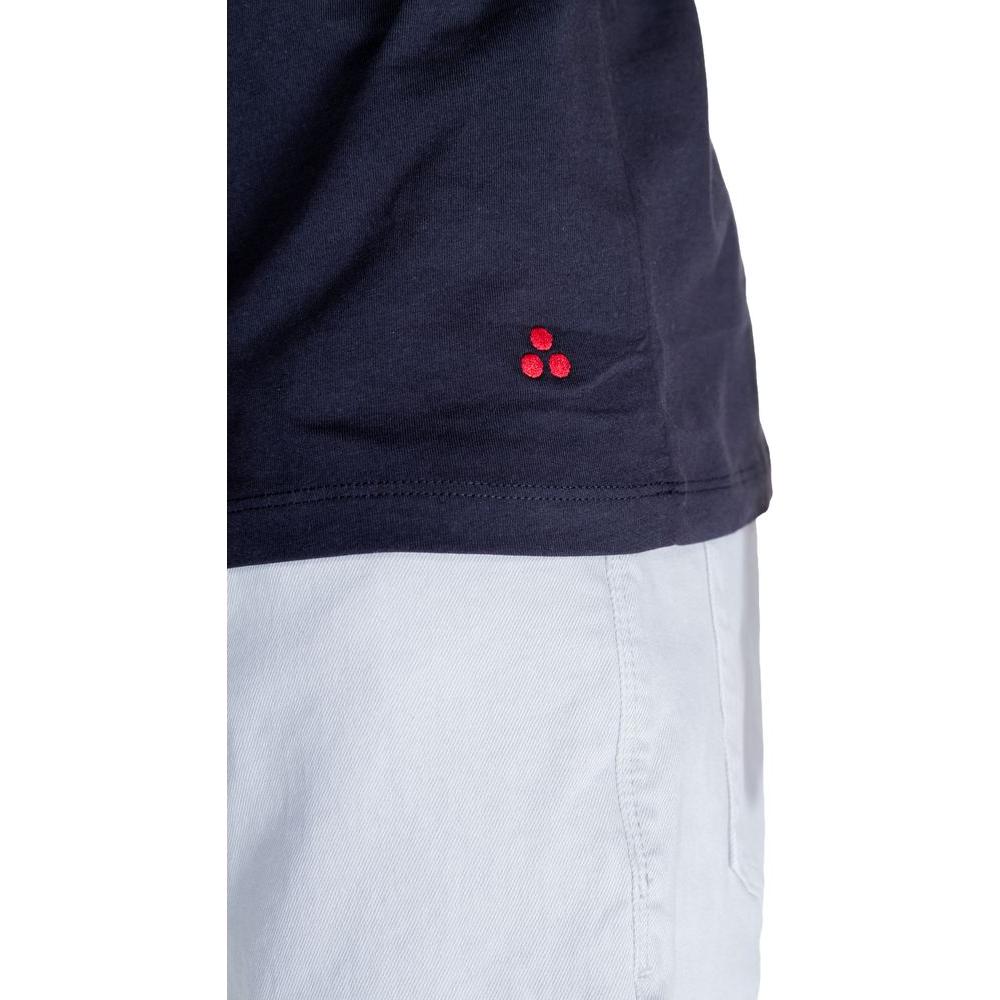 Peuterey Black Cotton T-Shirt Peuterey Dark Slate Gray