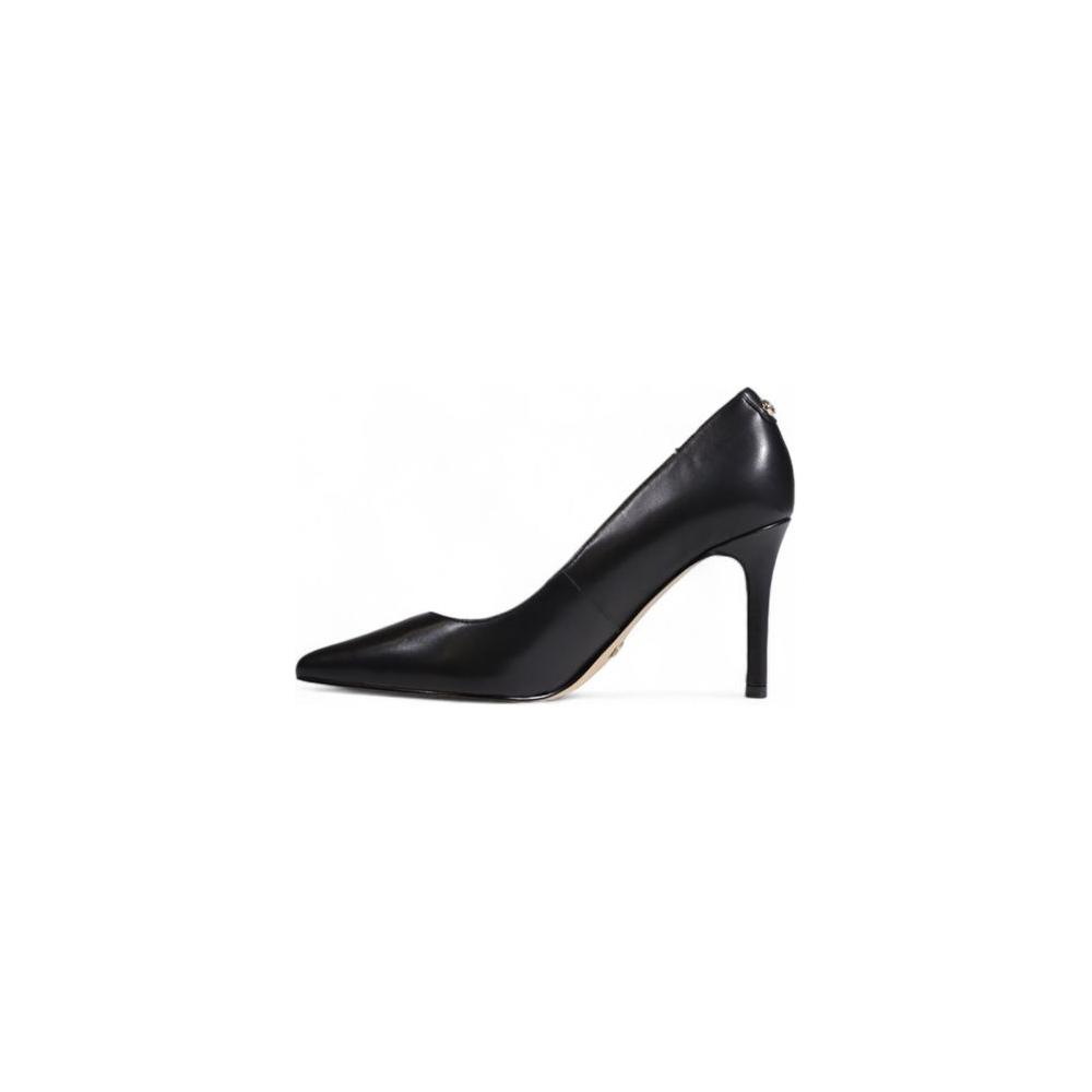 Guess Black Leather Sandal Guess Dark Slate Gray