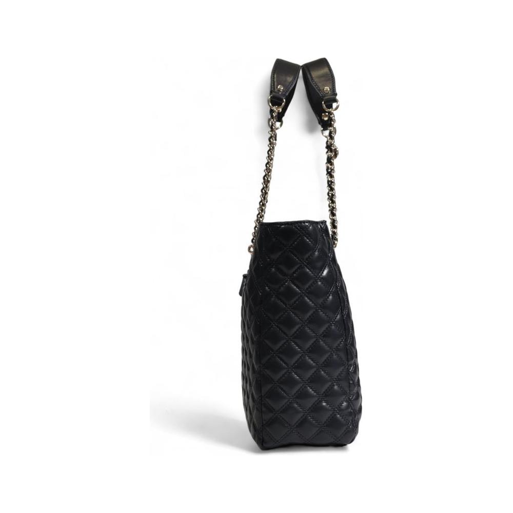Front view with bag zipped and handles upright.