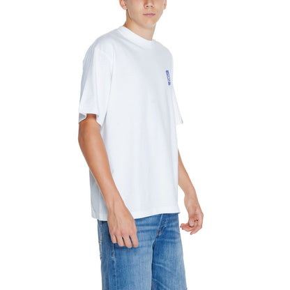 Replay White Cotton T-Shirt Replay