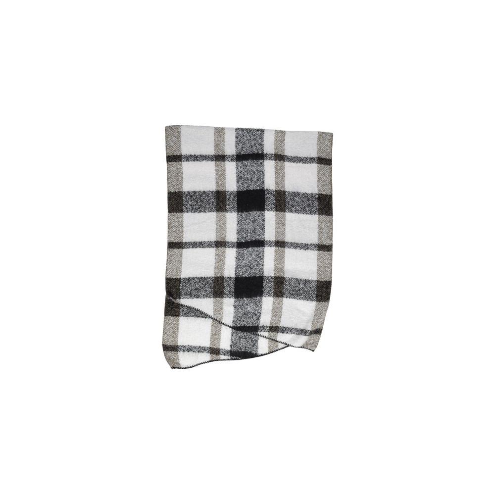 Only Black Polyester Scarf Only Gray