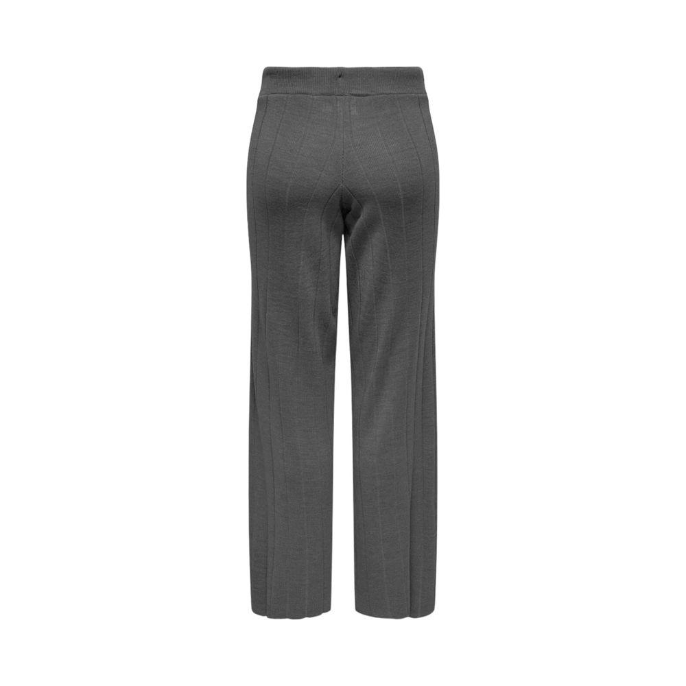 Only Gray Acrylic Jeans & Pant Only Dark Slate Gray