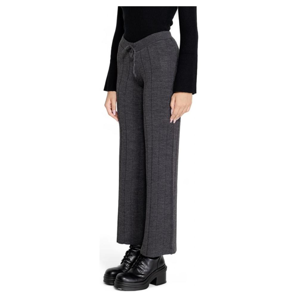 Only Gray Acrylic Jeans & Pant Only Dark Slate Gray