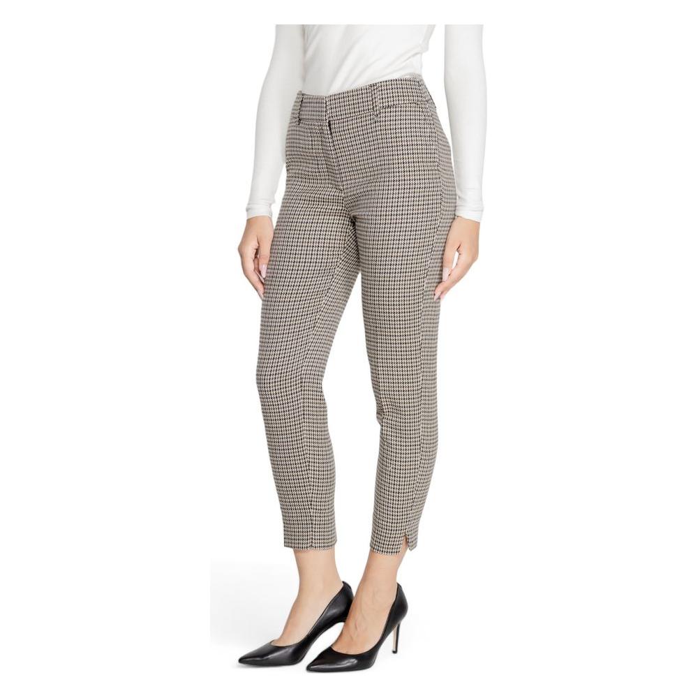 Only Beige Polyester Jeans & Pant Only Gray