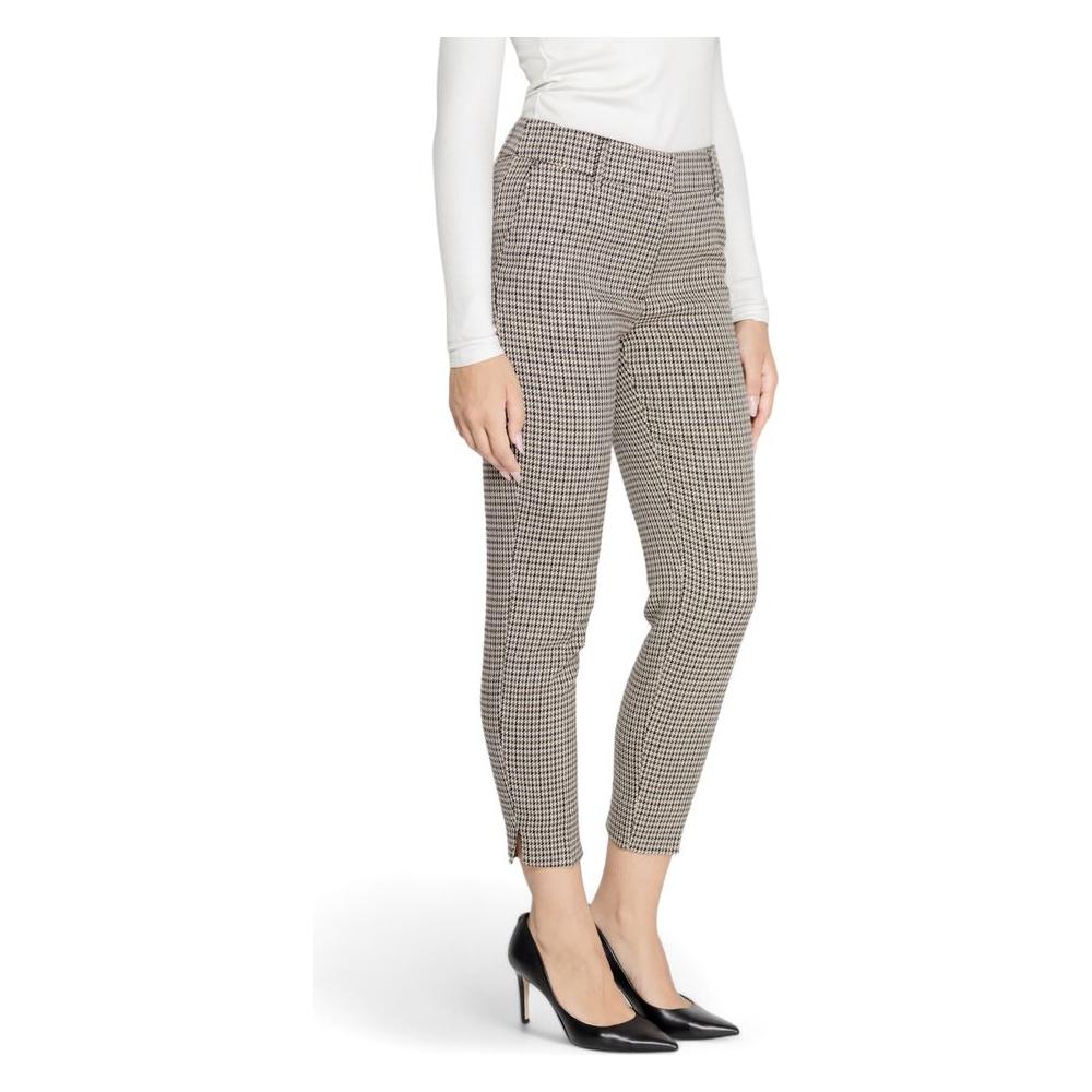 Only Beige Polyester Jeans & Pant Only Gray
