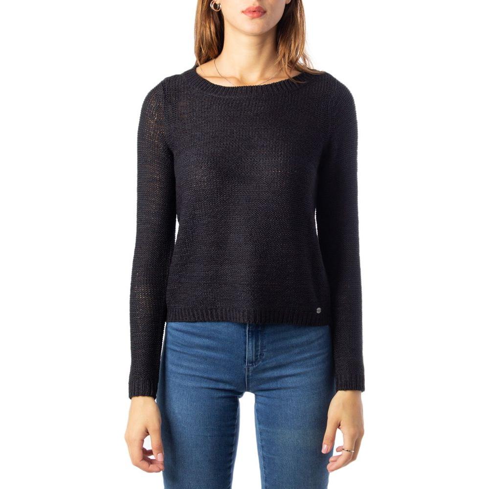 Only Black Acrylic Sweater Only Dark Slate Gray