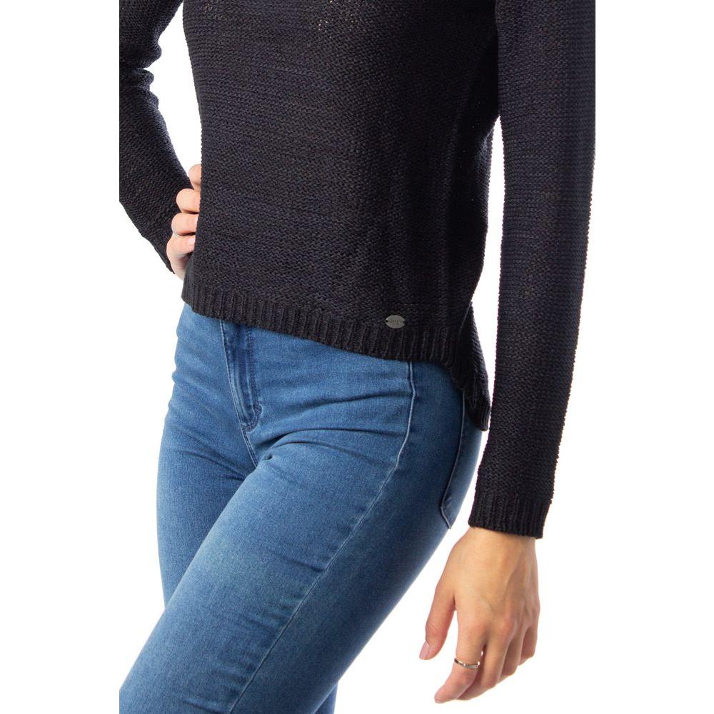 Only Black Acrylic Sweater Only Dark Slate Gray