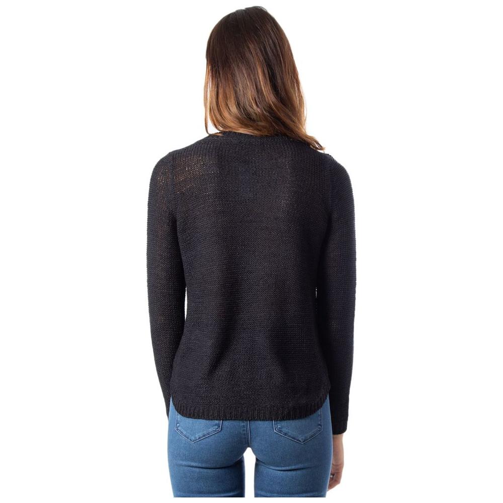 Only Black Acrylic Sweater Only Dark Slate Gray