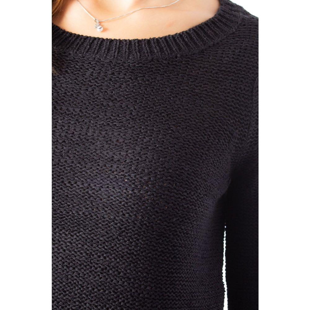 Only Black Acrylic Sweater Only Dark Slate Gray