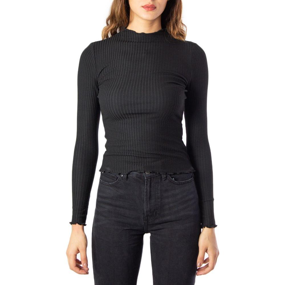 Only Black Polyester Sweater Only Dark Slate Gray