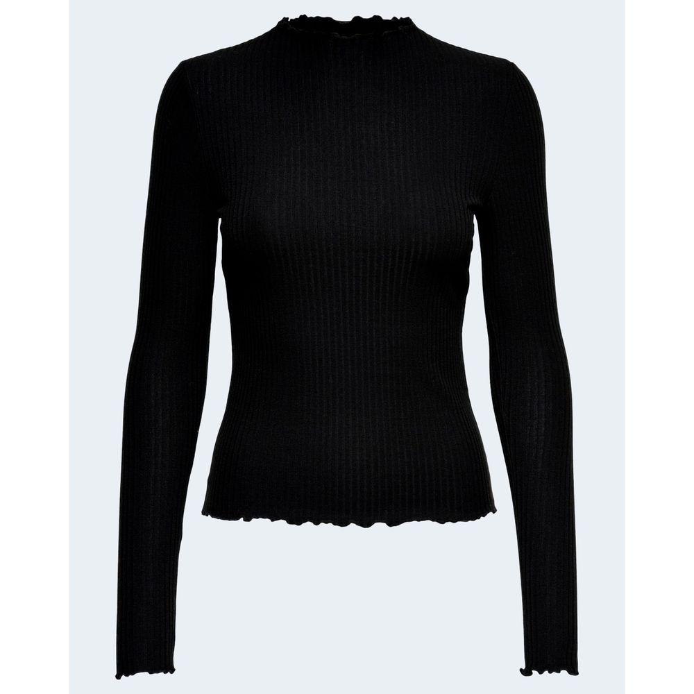 Only Black Polyester Sweater Only Lavender