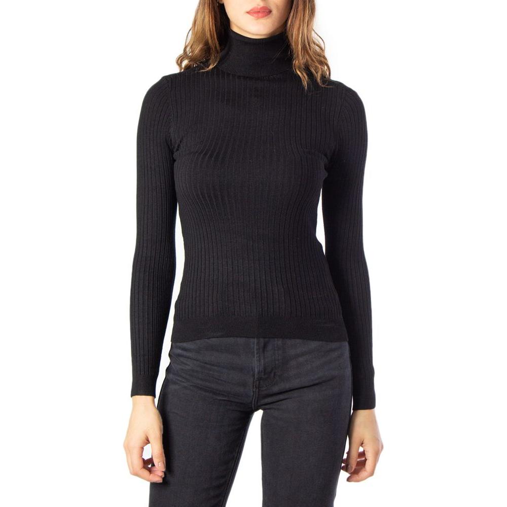 Only Black Viscose Sweater Only Dark Slate Gray