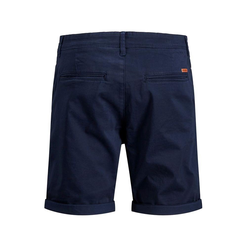 Jack Jones Blue Cotton Short Jack Jones Dark Slate Gray