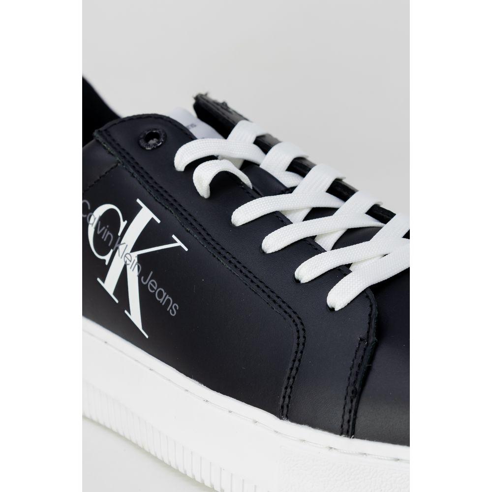 Calvin Klein Jeans Black Leather Sneaker Calvin Klein Jeans