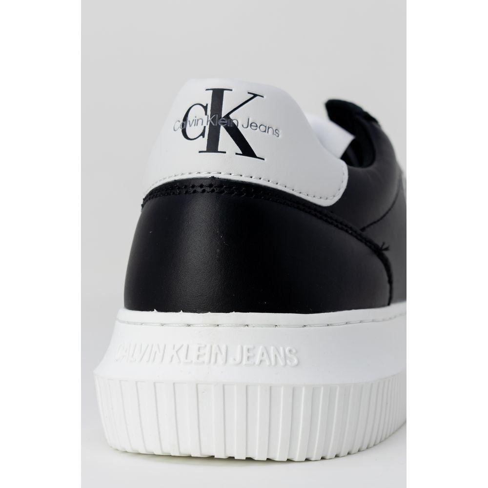 Calvin Klein Jeans Black Leather Sneaker Calvin Klein Jeans