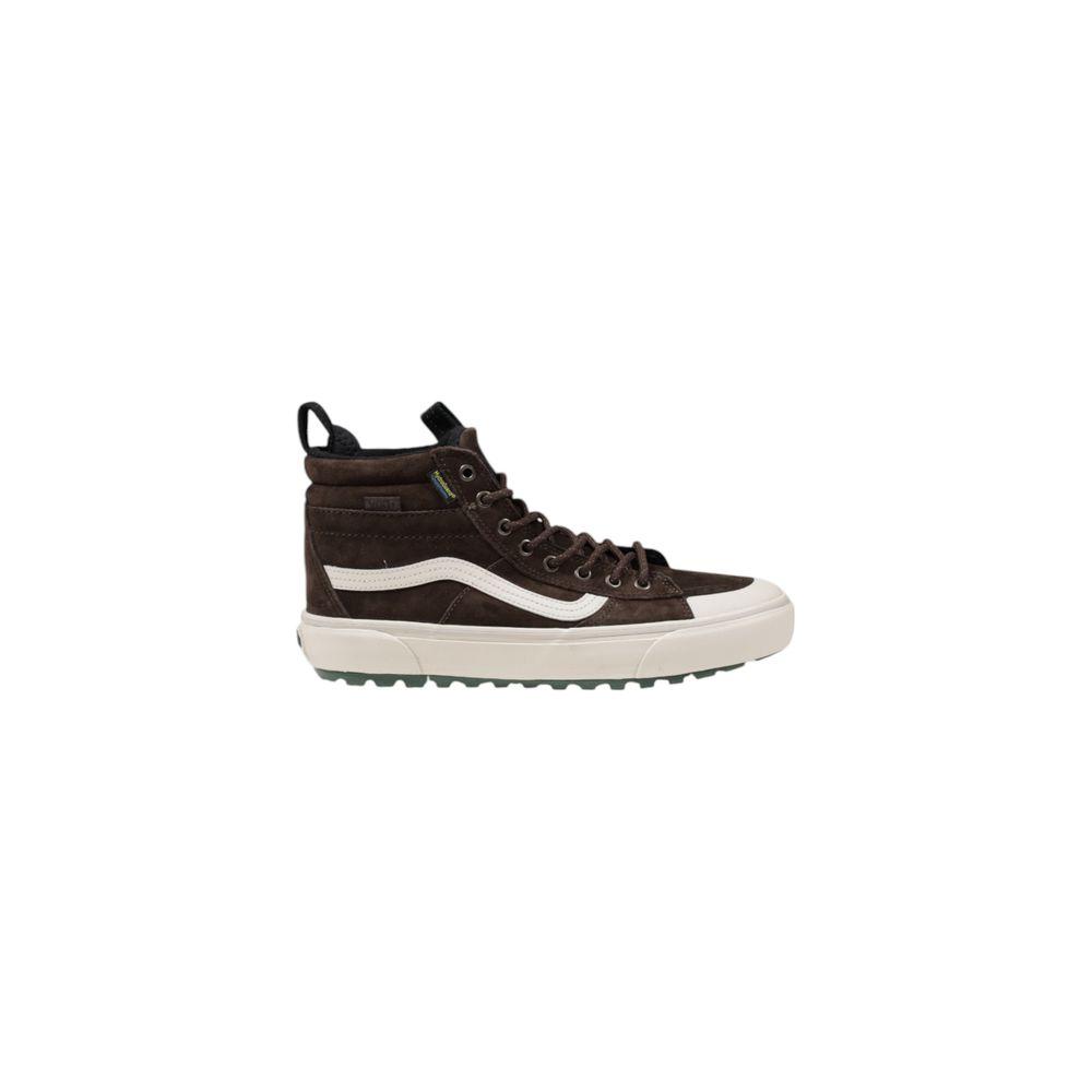 Vans Brown Leather Sneaker Vans Dark Slate Gray