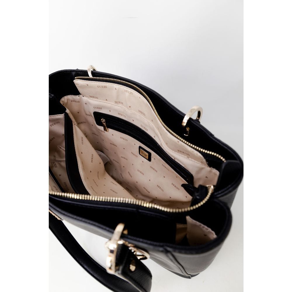 Front view with bag zipped and handles upright.