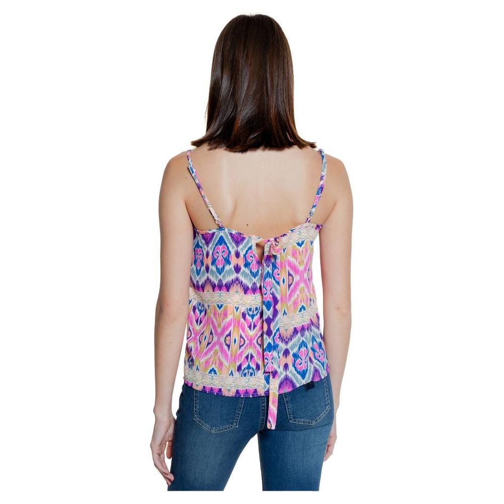Only Pink Recycled Polyester Tops & T-Shirt Only Gray
