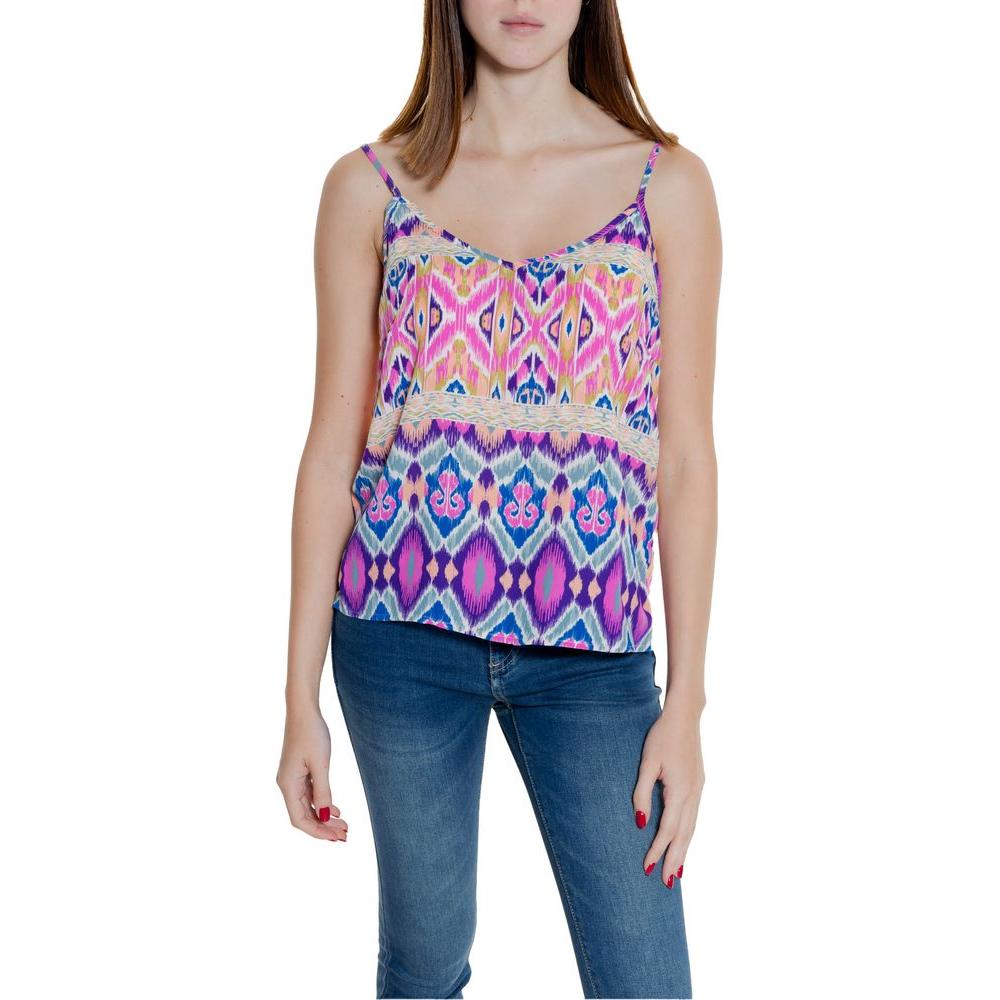 Only Pink Recycled Polyester Tops & T-Shirt Only Dark Gray