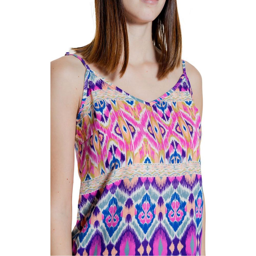 Only Pink Recycled Polyester Tops & T-Shirt Only Gray
