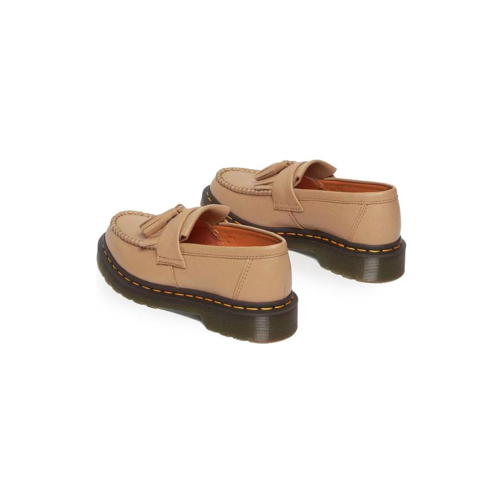 Dr. Martens Beige Leather Flat Shoe Dr. Martens Rosy Brown