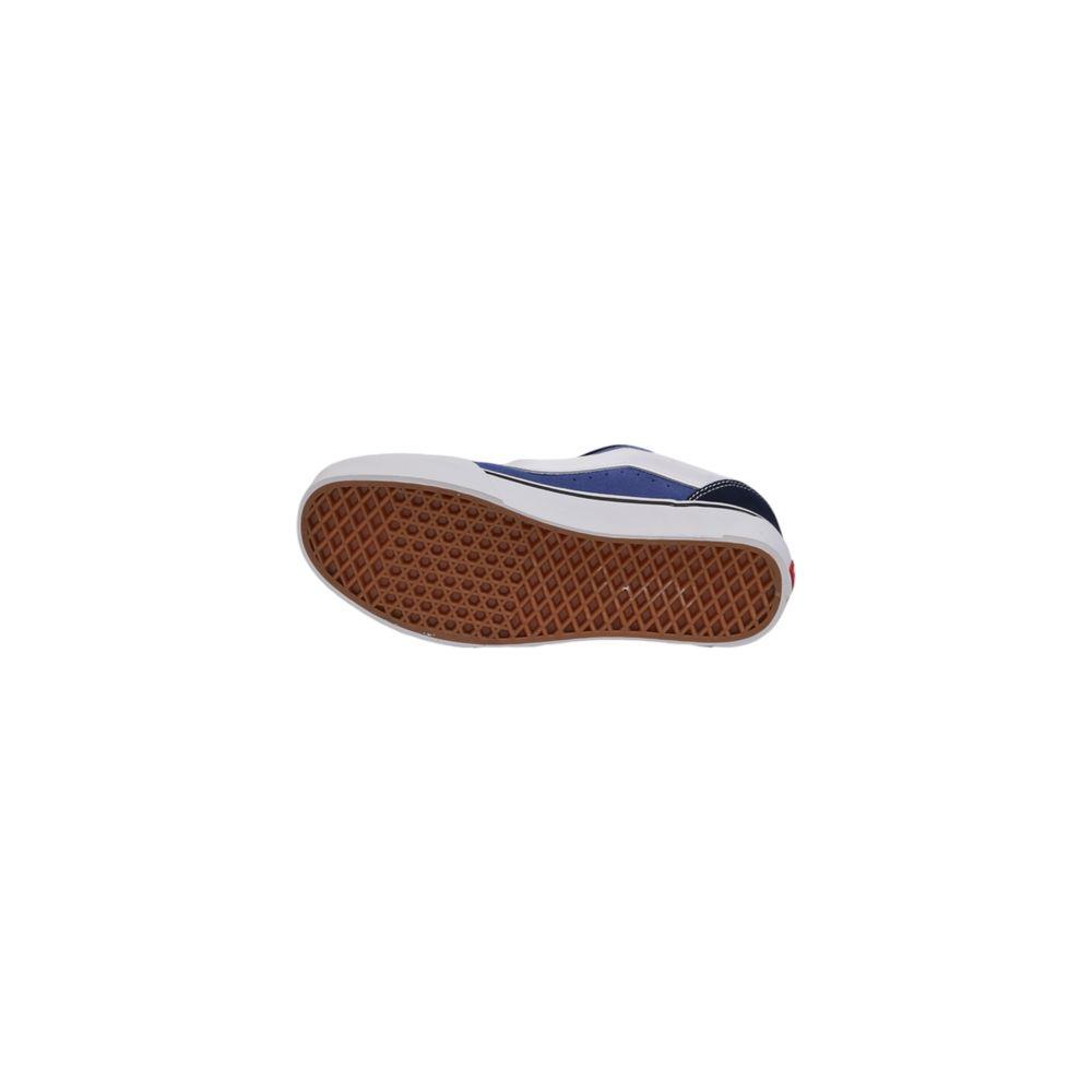 Vans Blue Leather Sneaker Vans Saddle Brown