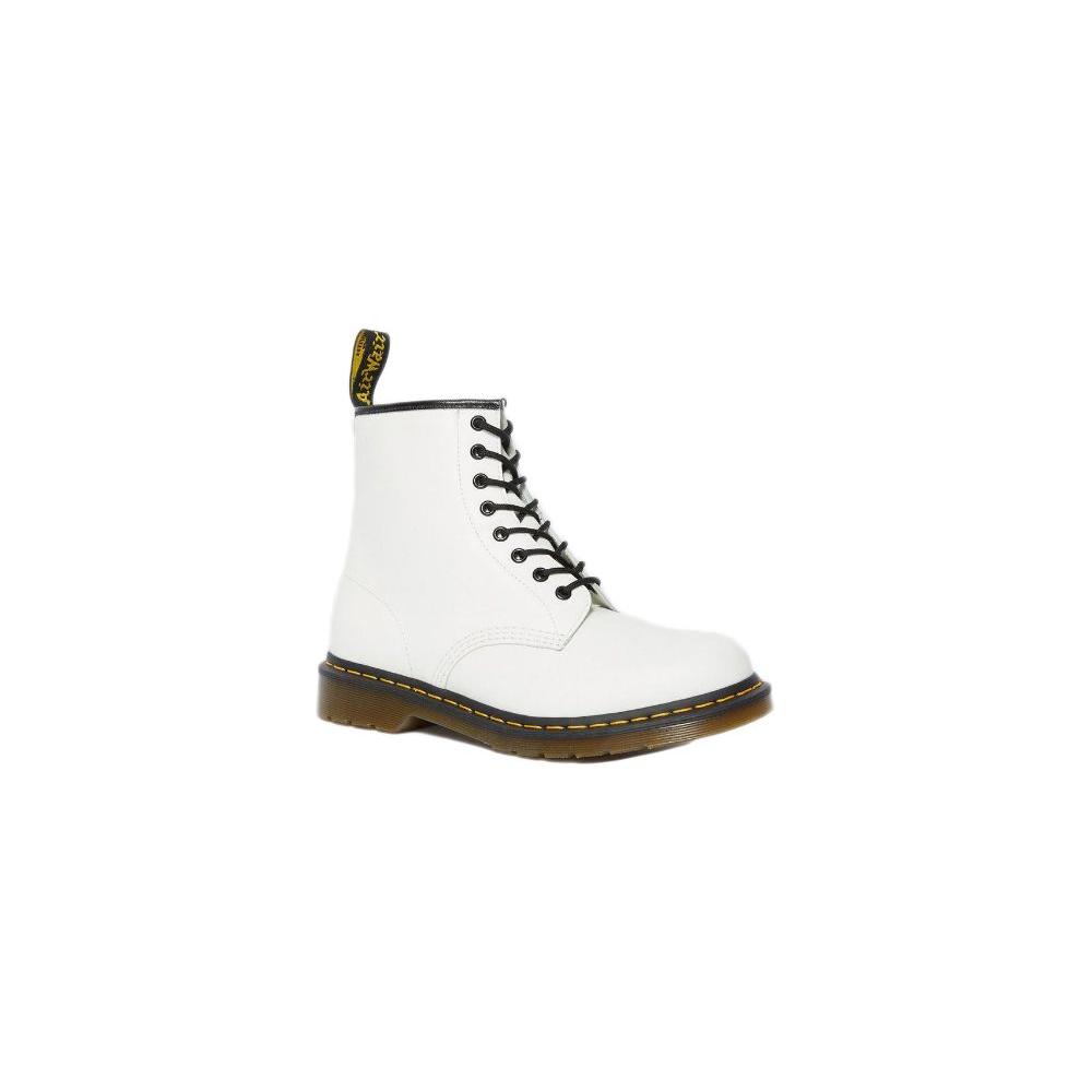 Dr. Martens White Leather Boot Dr. Martens Dark Slate Gray